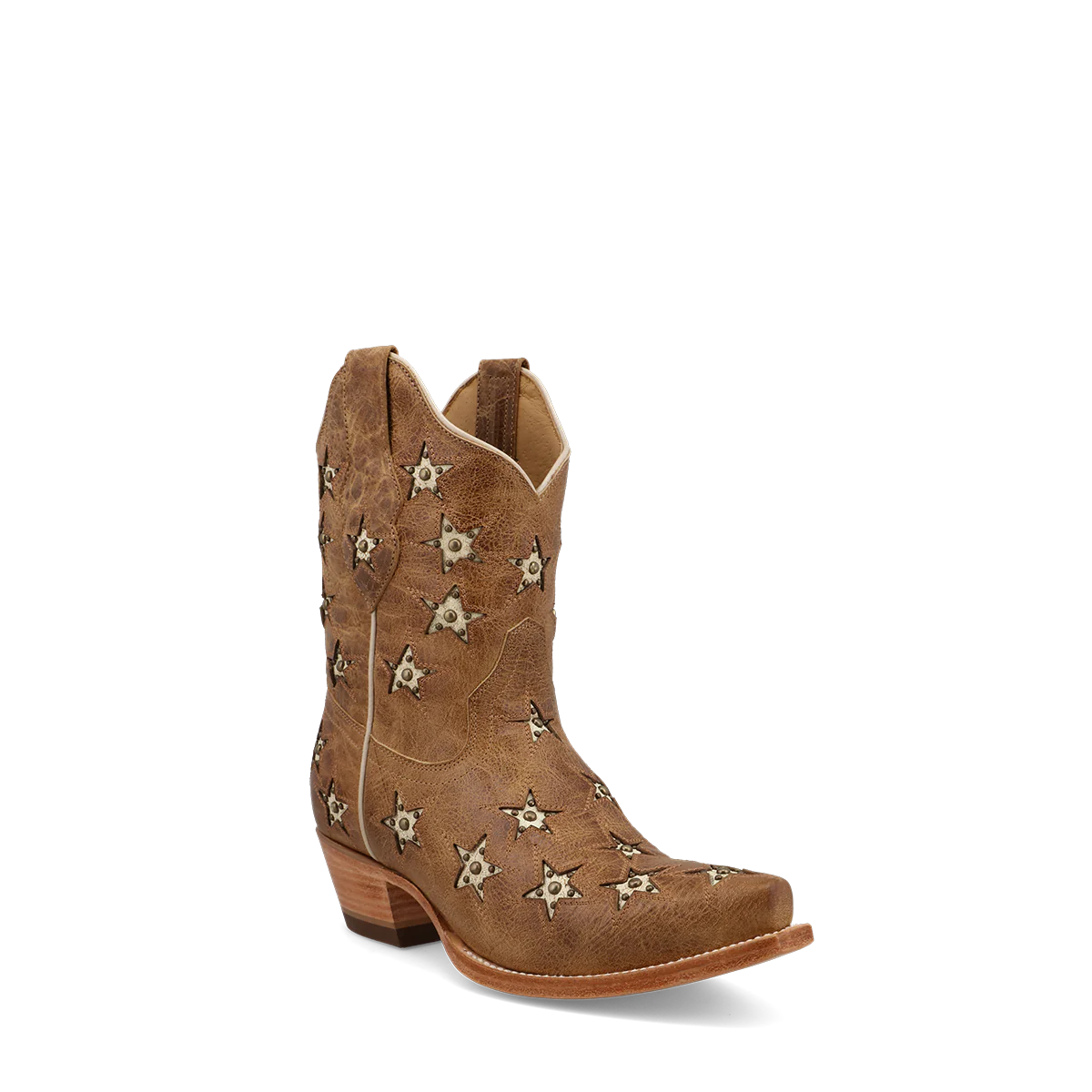 WOMEN'S BLACK STAR MARFA BOOTIE IN CARAMEL WBSN030