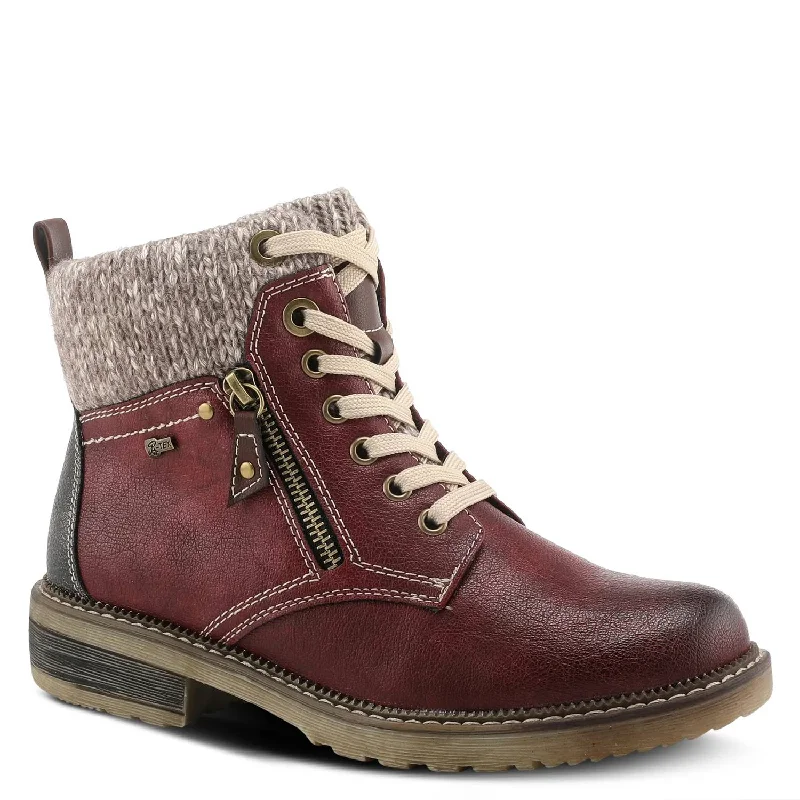 Women's Khazera Boots In Bordeaux