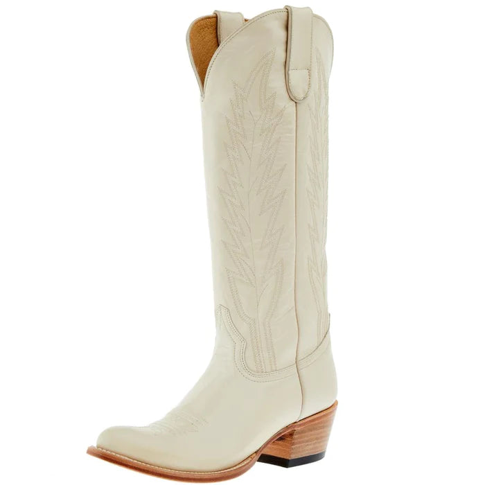 Women's Macie Bean Spacey Gracey Cream 15in. Almond Toe Boot M5224