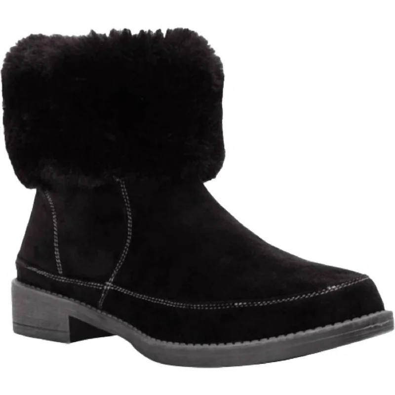 Women's Tabitha Bootie - Extra Wide Width In Black