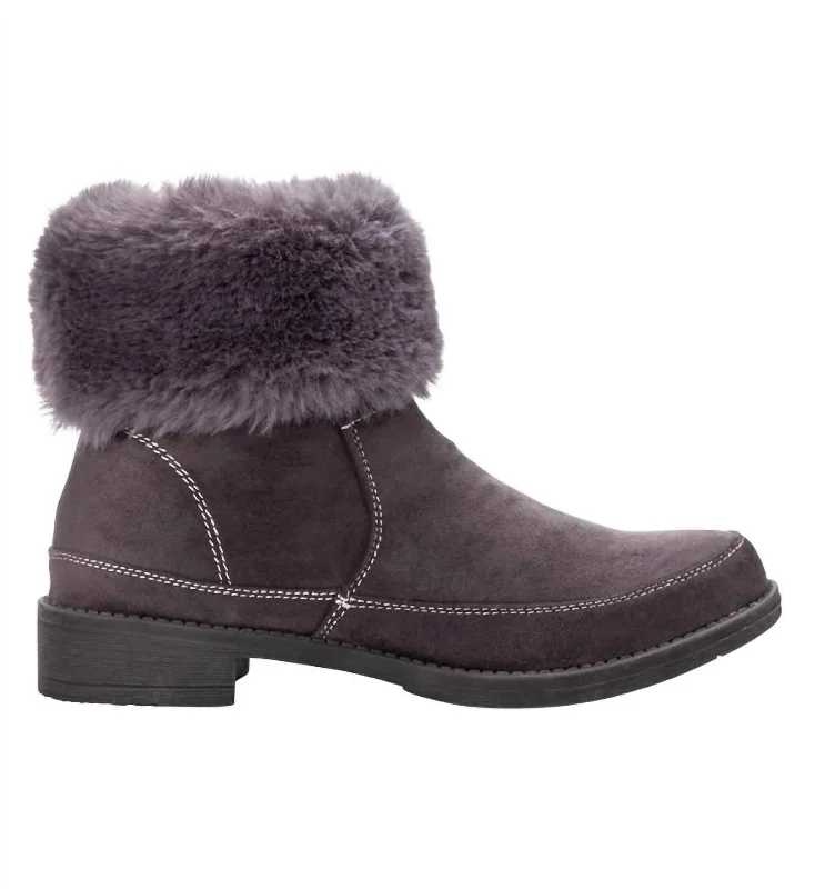 Women's Tabitha Bootie - Extra Wide Width In Grey